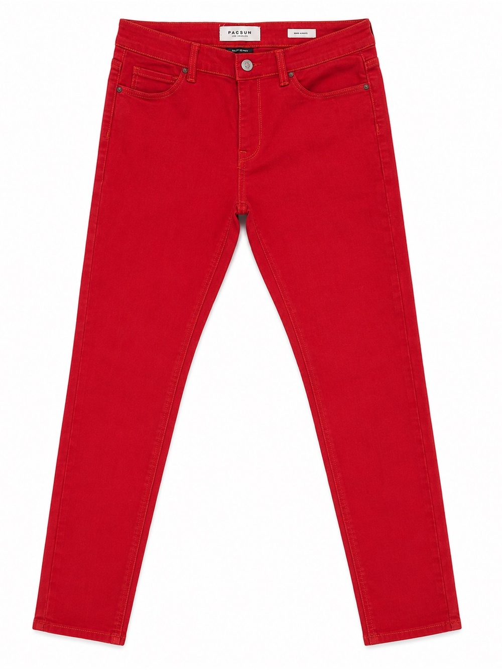PacSun Vibrant Red Skinny Jeans